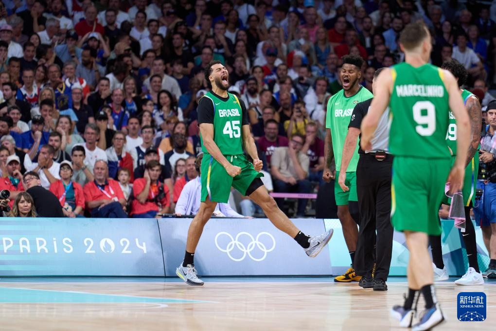 巴黎奥运会 | 篮球——男子小组赛：法国队胜巴西队