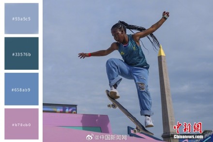 饱和度拉满这波奥运配色学起来