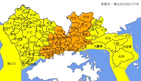 预警升级!深圳分区暴雨橙色预警信号生效中! 预警升级!深圳分区暴雨橙色预警信号生效中!