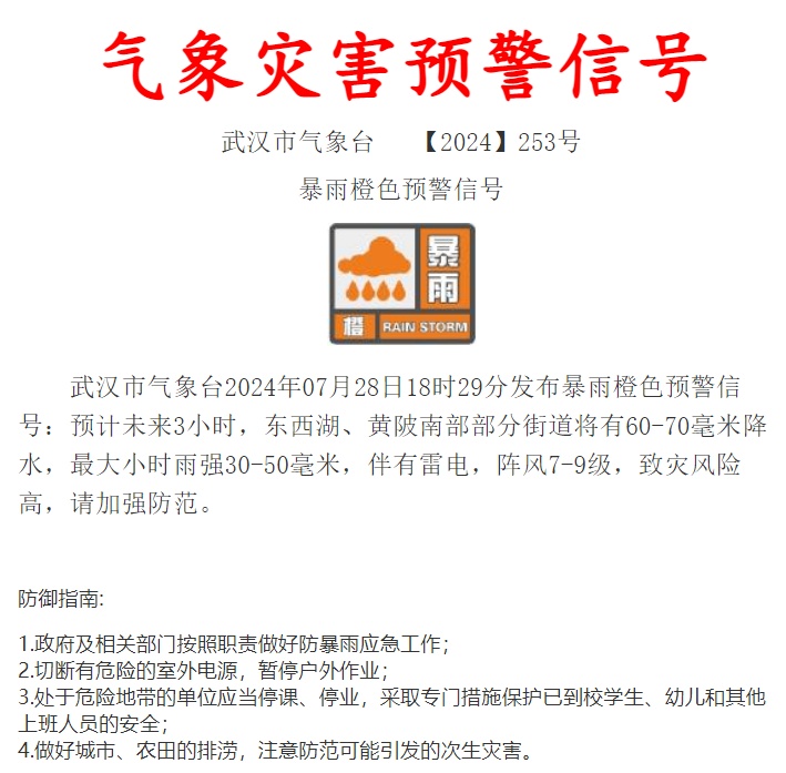 暴雨、雷电、大风马上要来！明起，武汉高温回归、轮渡复航