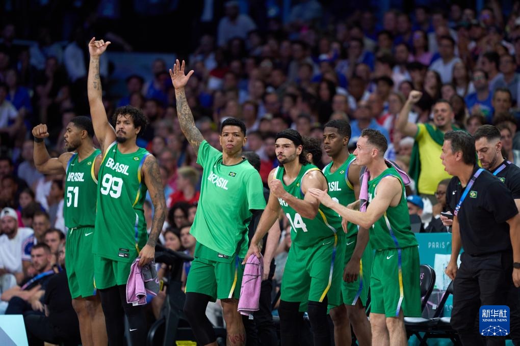 巴黎奥运会 | 篮球——男子小组赛：法国队胜巴西队
