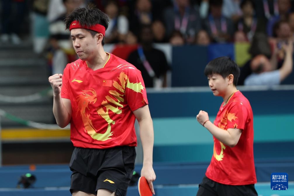 乒乓球——混双:王楚钦/孙颖莎晋级八强 乒乓球——混双:王楚钦/孙颖莎晋级八强
