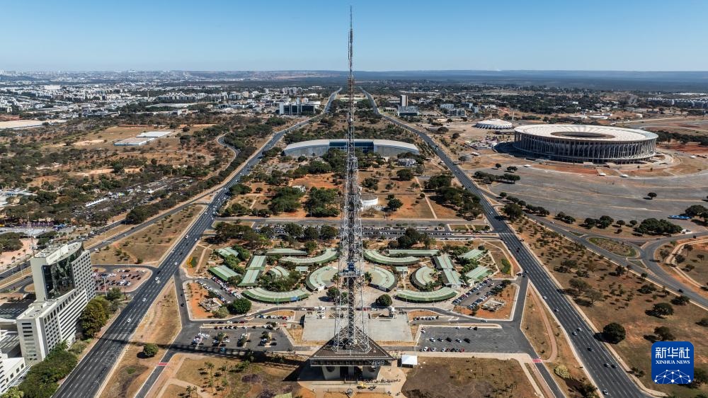 巴西利亚的城市中轴线掠影