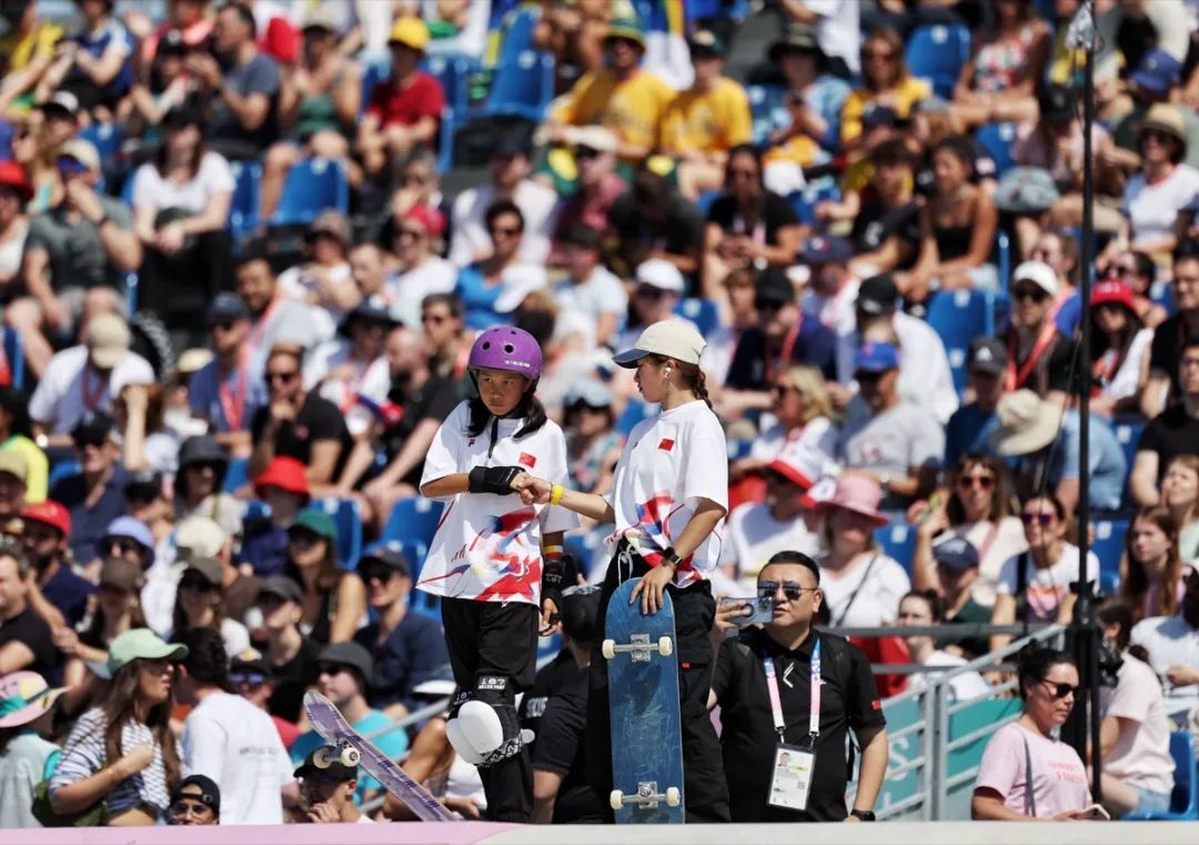 创造历史!14岁的崔宸曦获得滑板女子街式赛第4名 创造历史!14岁的崔宸曦获得滑板女子街式赛第4名