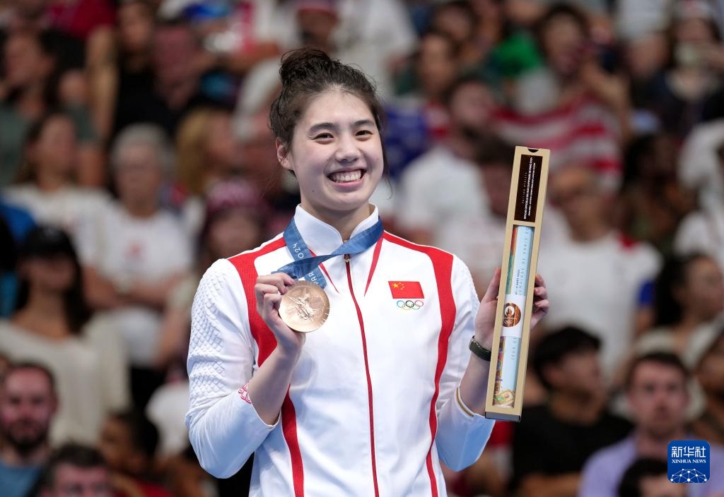 巴黎奥运会丨游泳——女子100米蝶泳张雨霏摘铜 巴黎奥运会丨游泳——女子100米蝶泳张雨霏摘铜