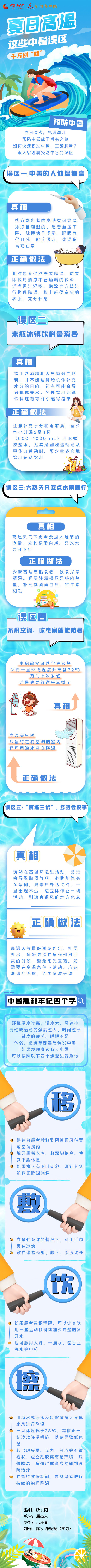 图解 | 夏日高温 这些中暑误区千万别“踩”