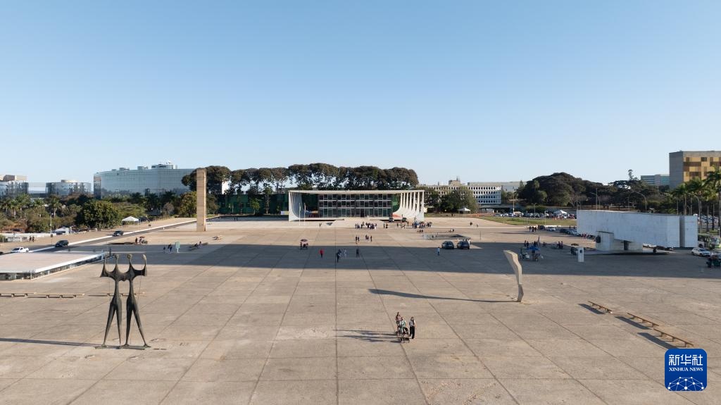 巴西利亚的城市中轴线掠影