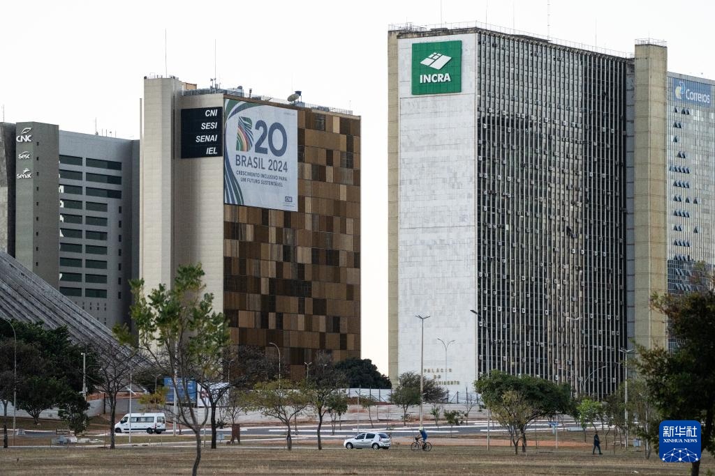 巴西利亚的城市中轴线掠影