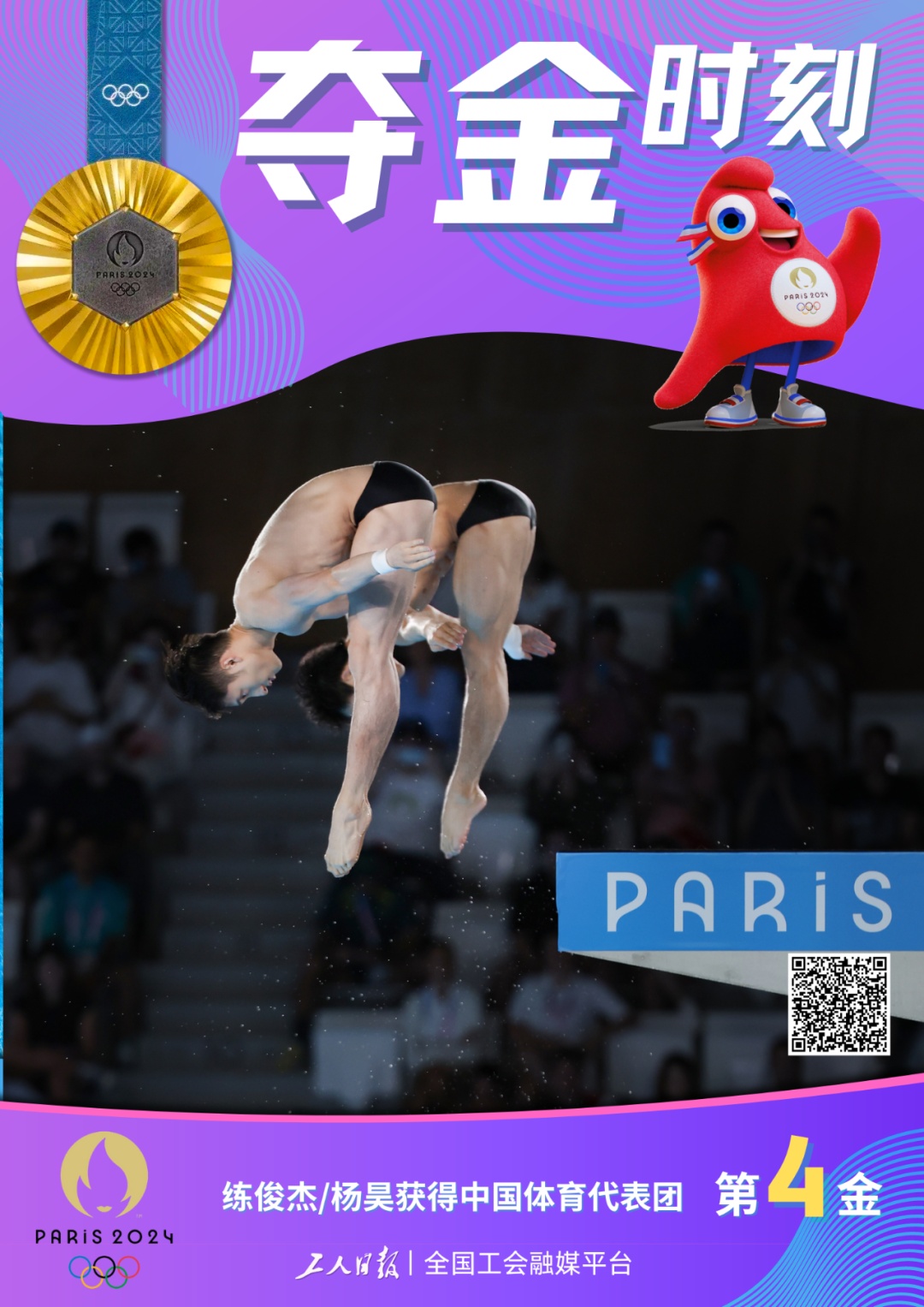 夺金！祝贺练俊杰、杨昊