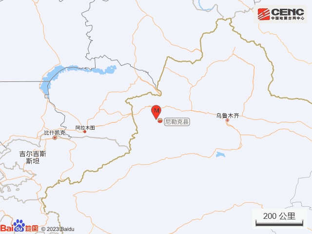 新疆伊犁州尼勒克县发生3.3级地震 新疆伊犁州尼勒克县发生3.3级地震