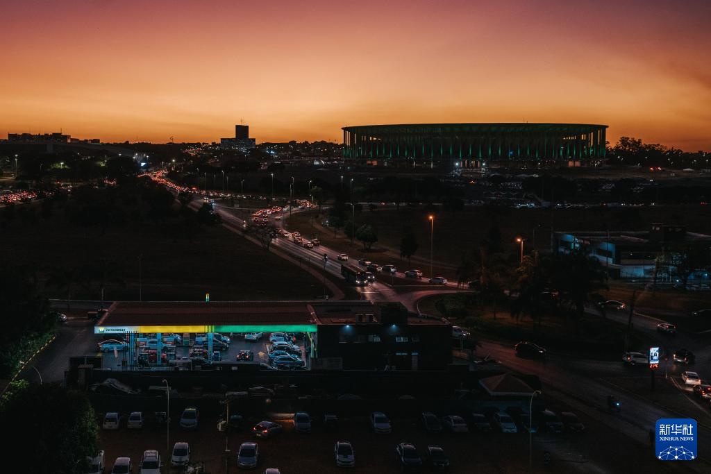 巴西利亚的城市中轴线掠影