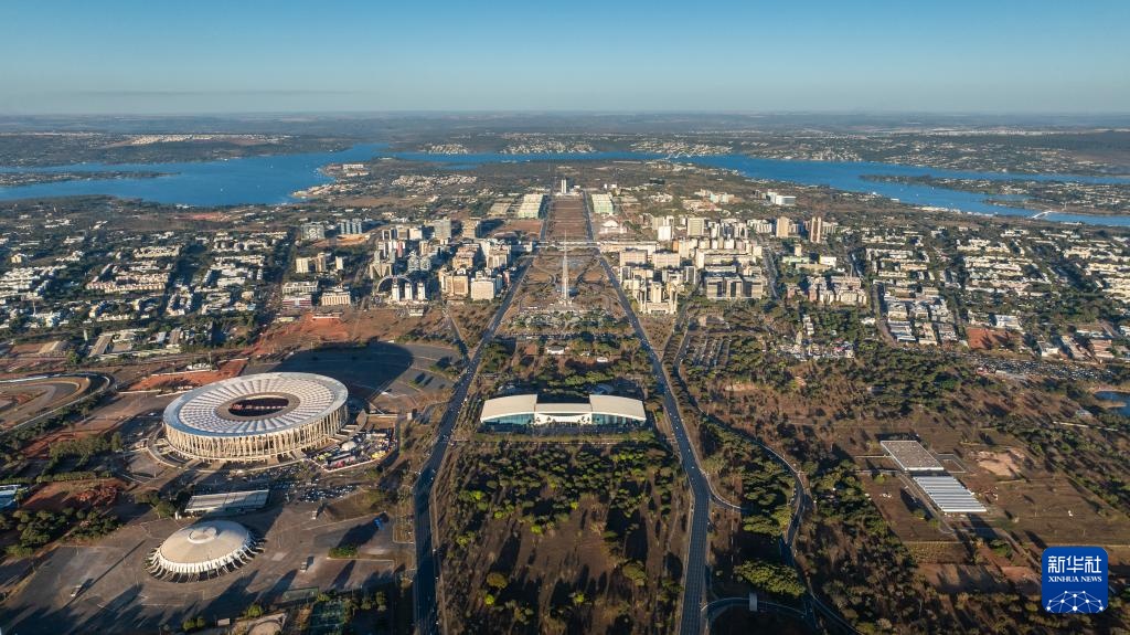 巴西利亚的城市中轴线掠影