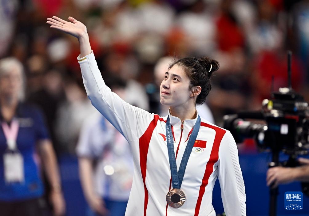 巴黎奥运会丨游泳——女子100米蝶泳张雨霏摘铜 巴黎奥运会丨游泳——女子100米蝶泳张雨霏摘铜