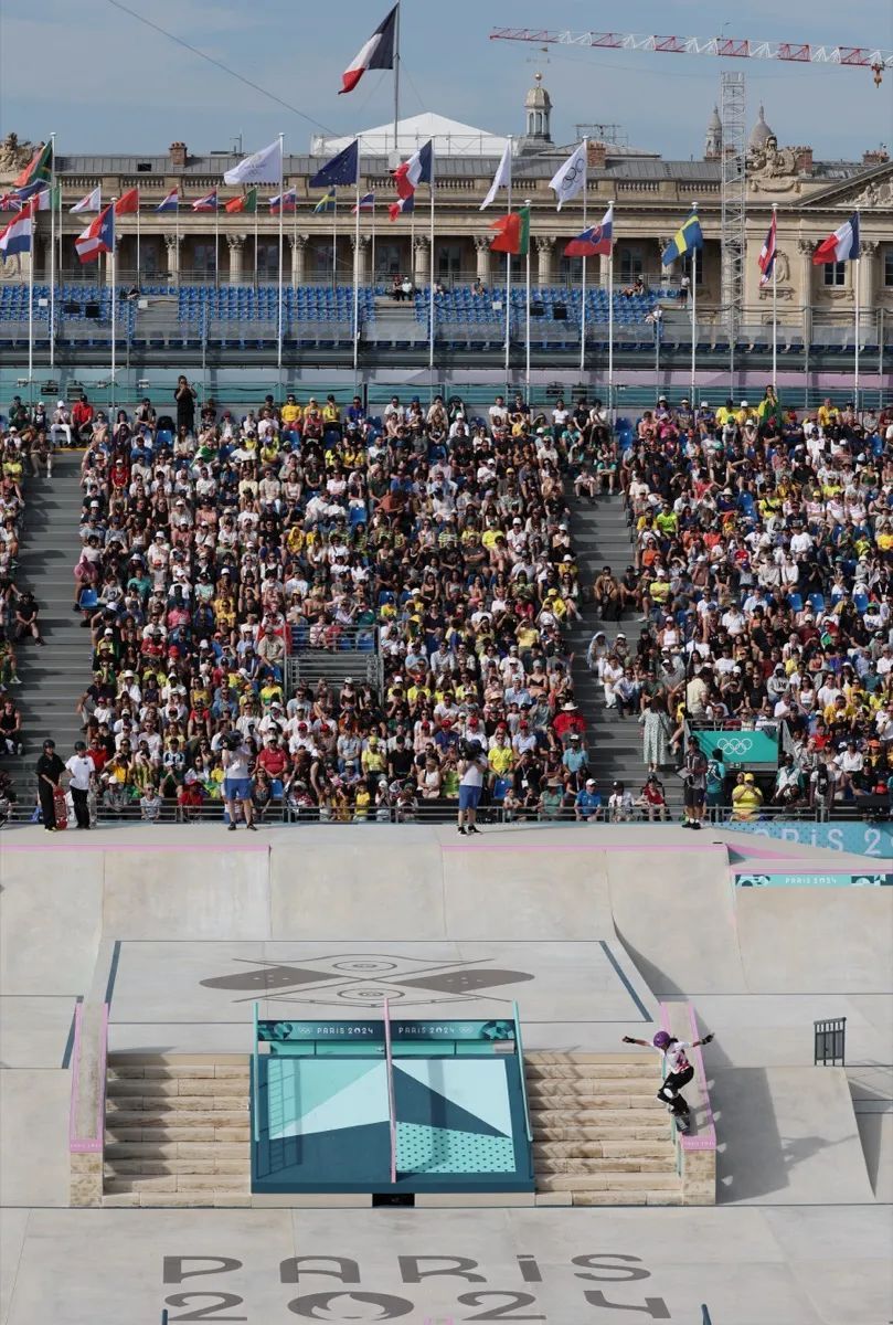 创造历史!14岁的崔宸曦获得滑板女子街式赛第4名 创造历史!14岁的崔宸曦获得滑板女子街式赛第4名