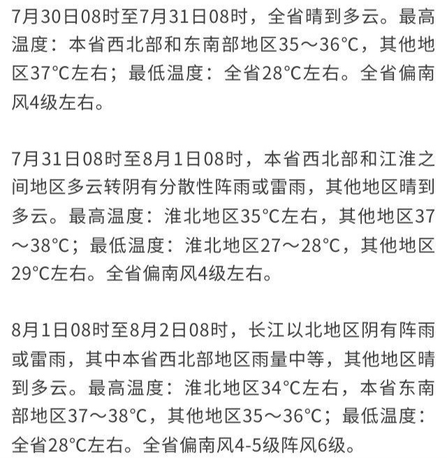 高温橙色预警！江苏本周或超40℃！