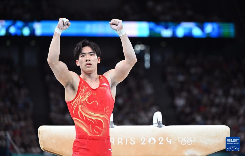 巴黎奥运会丨体操——男子团体决赛：中国队获得亚军