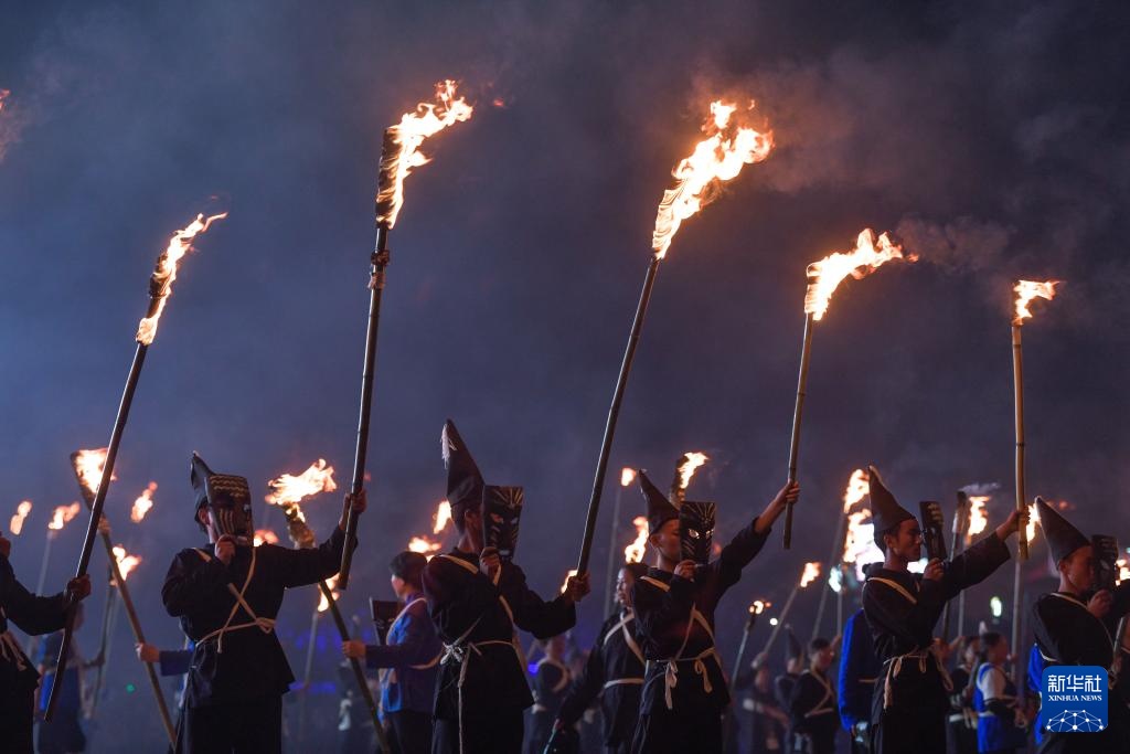 贵州威宁:欢庆彝族火把节 贵州威宁:欢庆彝族火把节