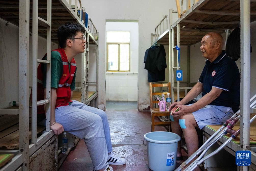 聚焦防汛抗洪｜探访湖南湘潭县转移群众安置点