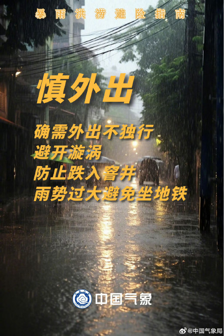 暴雨内涝自救避险指南 暴雨内涝自救避险指南