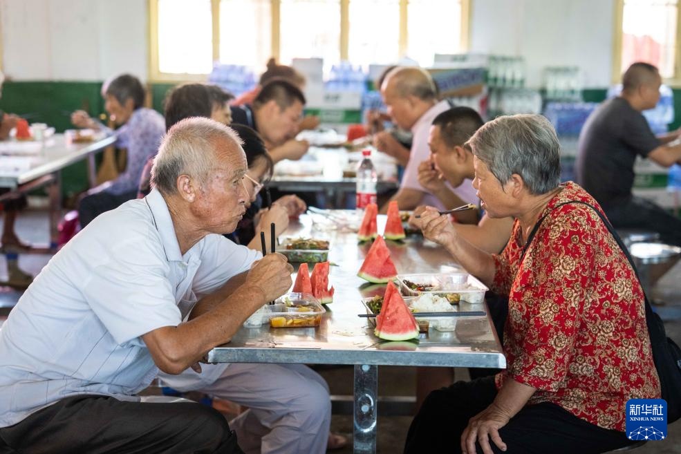 聚焦防汛抗洪｜探访湖南湘潭县转移群众安置点
