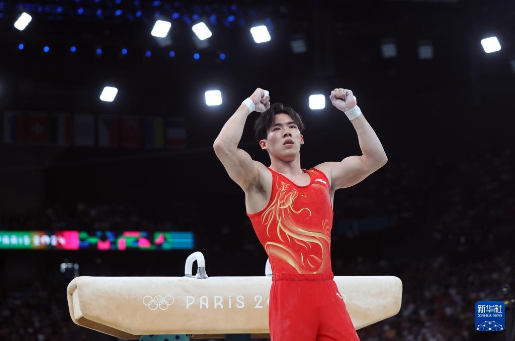 巴黎奥运会丨体操——男子团体决赛：中国队获得亚军