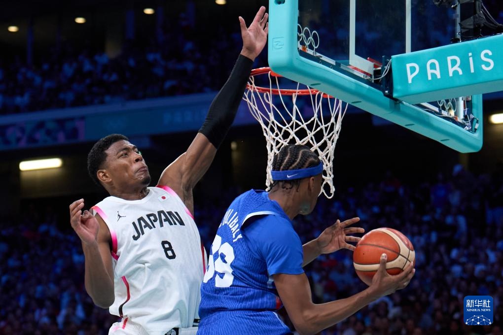 巴黎奥运会|篮球——男子小组赛:法国队胜日本队 巴黎奥运会|篮球——男子小组赛:法国队胜日本队
