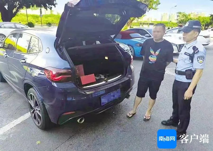 蒙面人凌晨砸车盗窃，海口警方：抓！