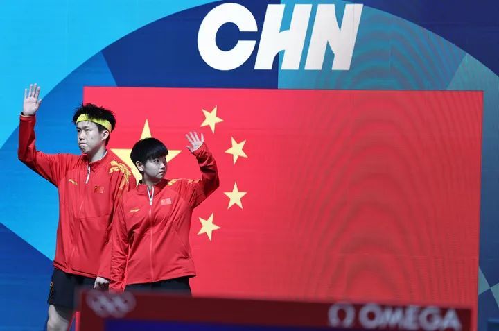 国乒巴黎奥运首金!“莎头”混双夺冠 国乒巴黎奥运首金!“莎头”混双夺冠
