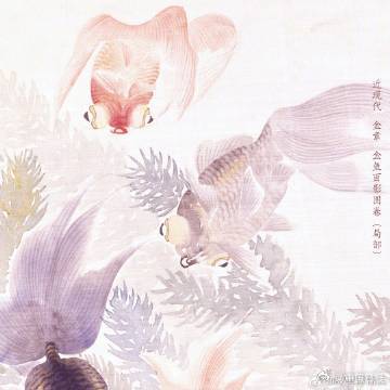 古画中清凉一夏 画中的金鱼自带萌感