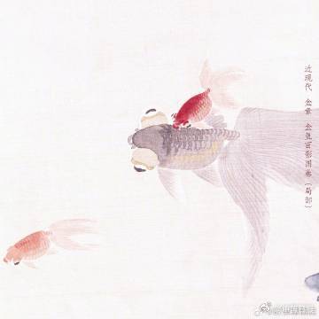 古画中清凉一夏 画中的金鱼自带萌感
