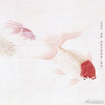 古画中清凉一夏 画中的金鱼自带萌感