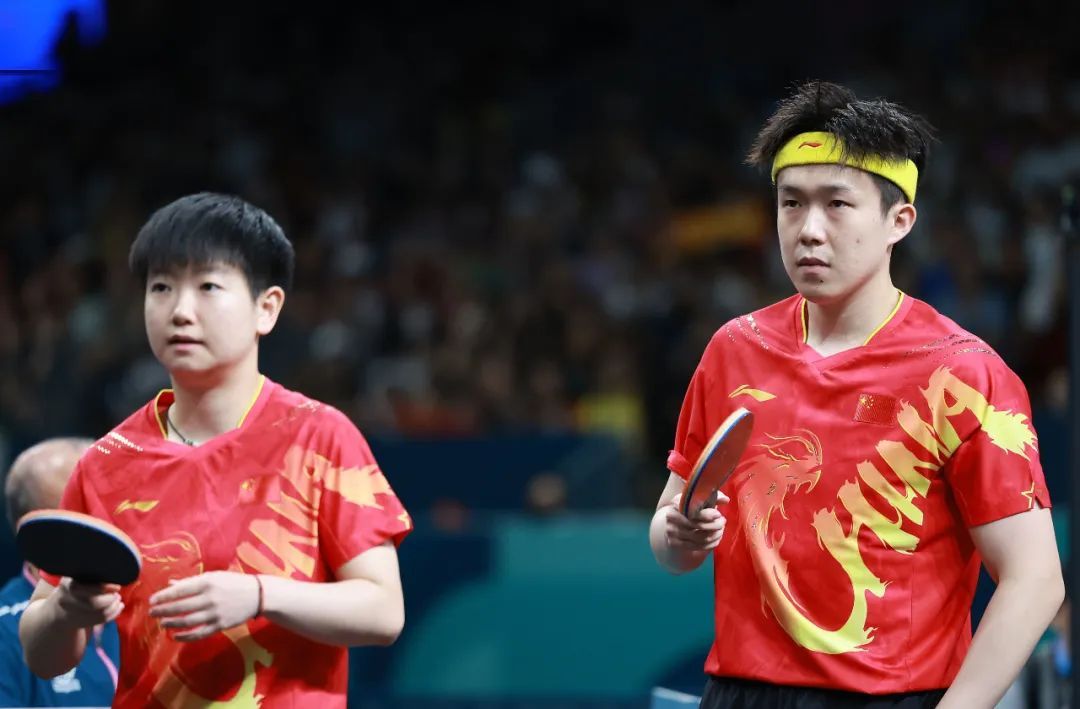 国乒巴黎奥运首金!“莎头”混双夺冠 国乒巴黎奥运首金!“莎头”混双夺冠