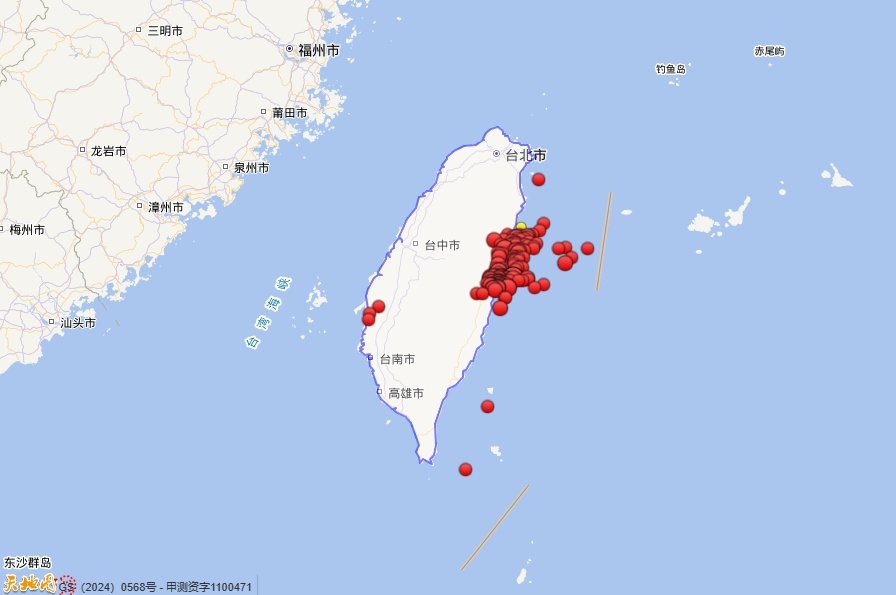 今年以来（截至7月31日），我国共发生三级以上地震771次