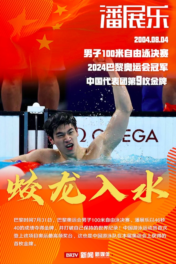 一觉醒来，金牌+1！世界纪录+1！潘展乐，好样的！