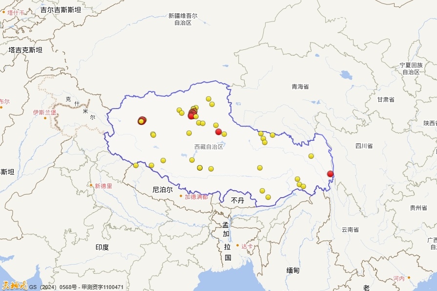 今年以来（截至7月31日），我国共发生三级以上地震771次