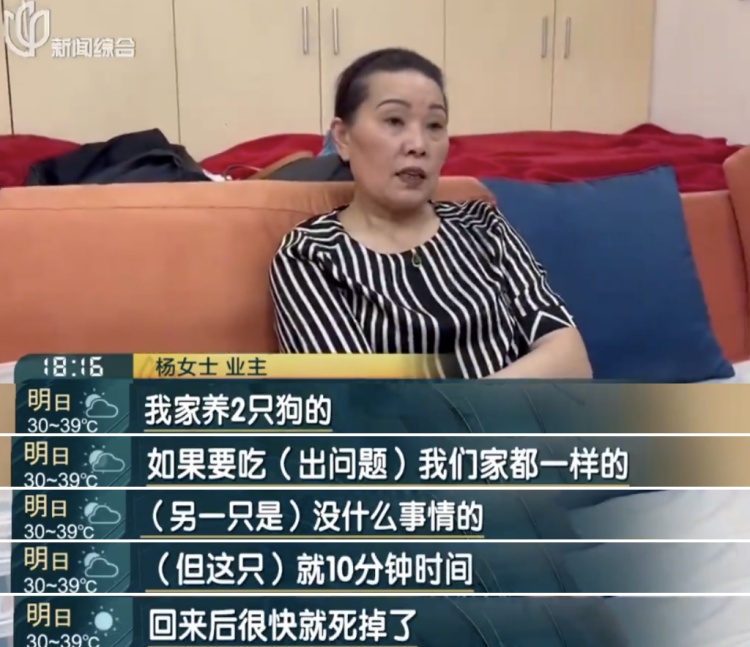 上海一小区20多只猫狗离奇死亡疑似有人楼下投毒？警方已介入