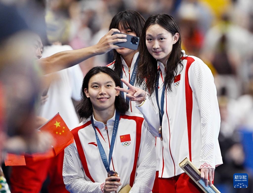巴黎奥运会｜游泳——女子4x200米自由泳接力：中国队获铜牌