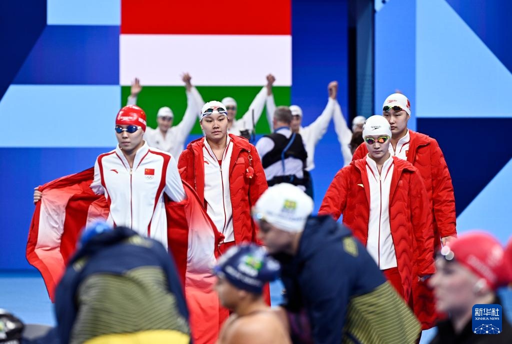巴黎奥运会｜游泳——女子4x200米自由泳接力：中国队获铜牌