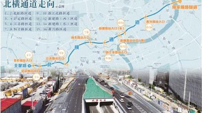 上海北横通道东段今晚试通车，如何通行？对延安高架、周家嘴路分流效果如何？