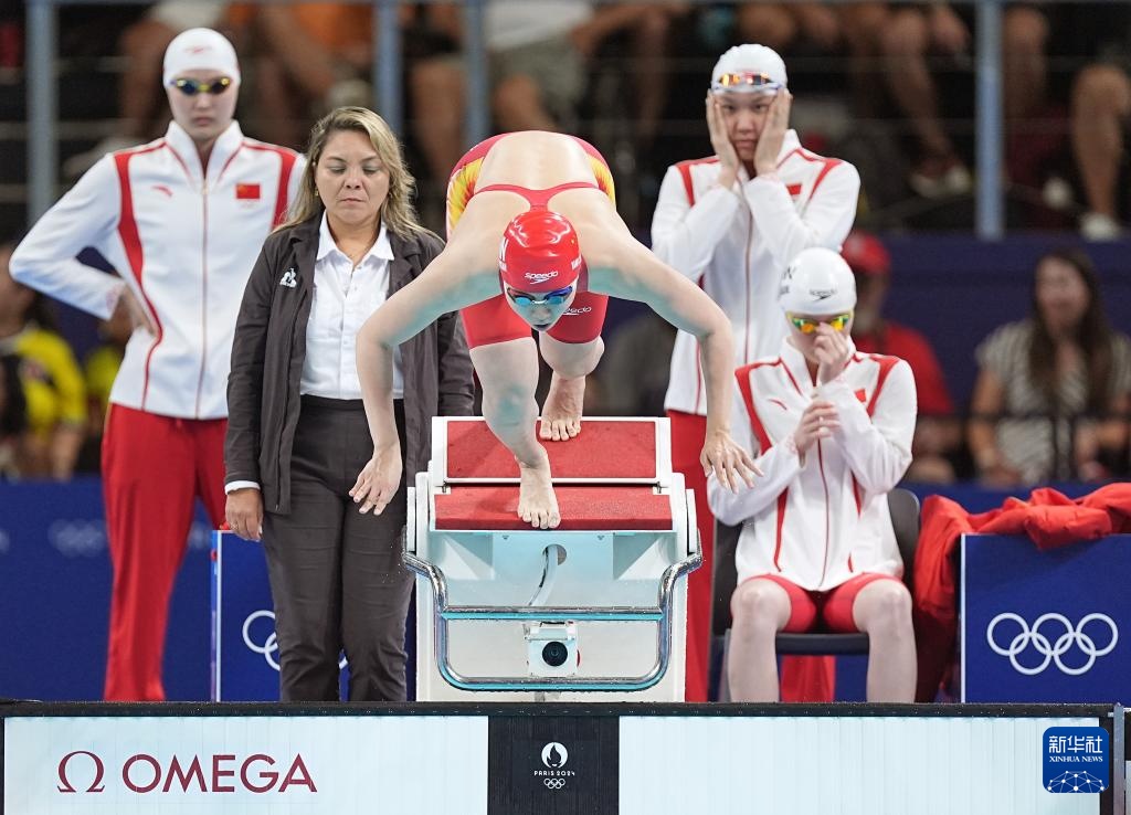 巴黎奥运会｜游泳——女子4x200米自由泳接力：中国队获铜牌