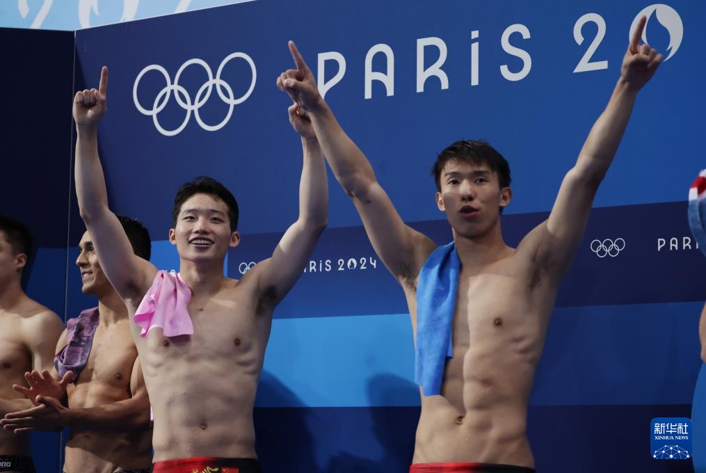 巴黎奥运会 | 跳水——男子双人3米板：中国选手龙道一/王宗源夺得金牌