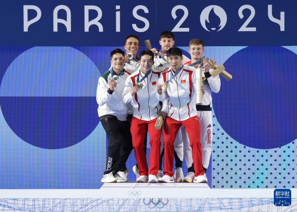 巴黎奥运会 | 跳水——男子双人3米板：中国选手龙道一/王宗源夺得金牌