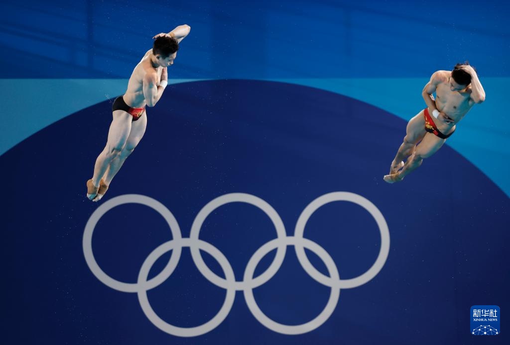 巴黎奥运会 | 跳水——男子双人3米板：中国选手龙道一/王宗源夺得金牌