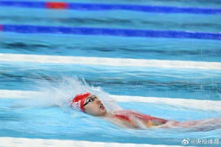 彭旭玮获得女子200米仰泳第六名