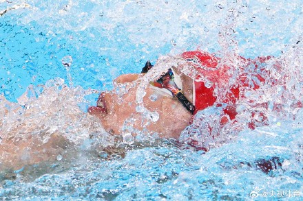 彭旭玮获得女子200米仰泳第六名