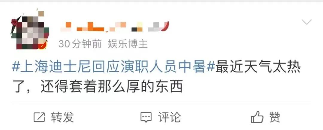 40℃的天气套着毛绒头套在户外跳舞？网传上海迪士尼乐园花车表演中暑被抬走