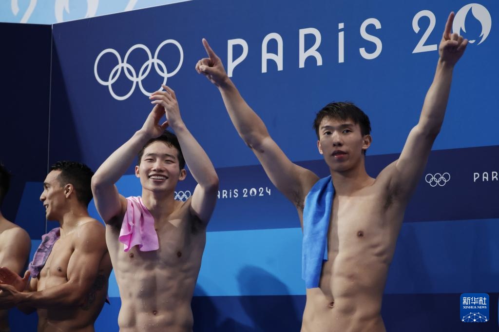 巴黎奥运会 | 跳水——男子双人3米板：中国选手龙道一/王宗源夺得金牌