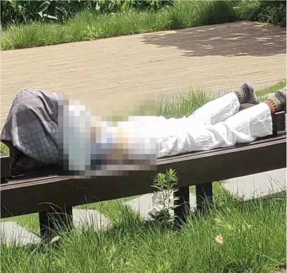 衣着暴露“辣眼睛”？三伏天“晒背族”占领上海各公园！园方心力交瘁，医生提醒→