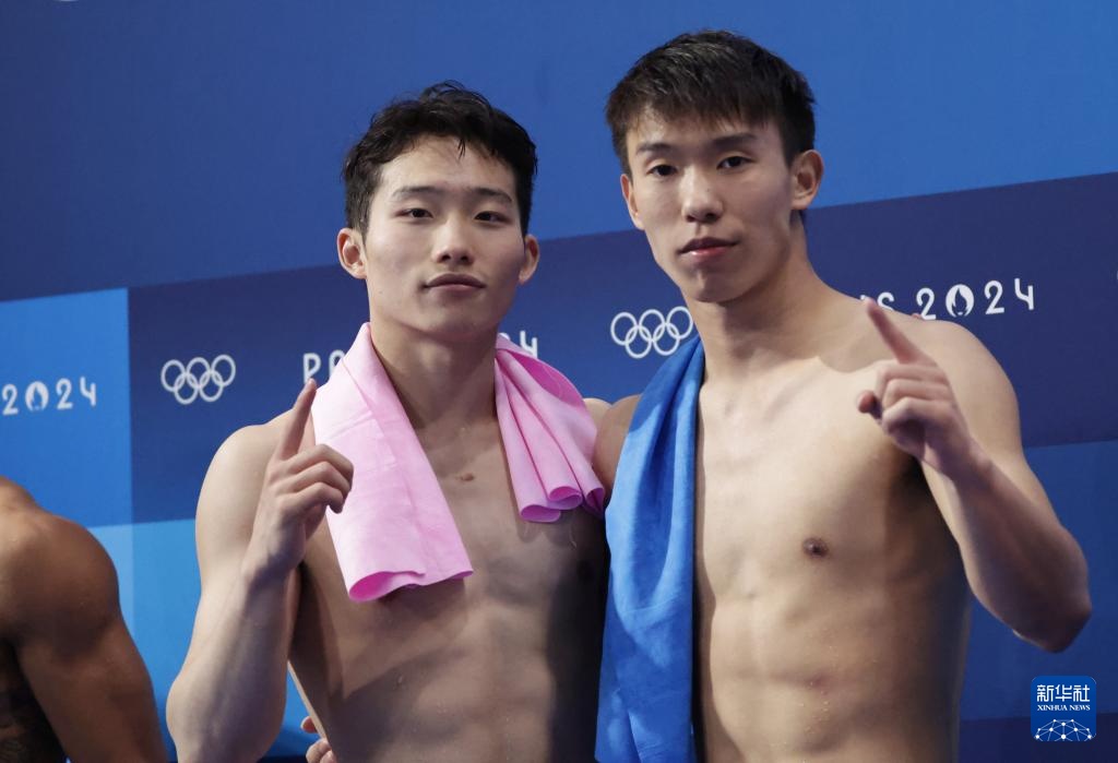 巴黎奥运会 | 跳水——男子双人3米板：中国选手龙道一/王宗源夺得金牌