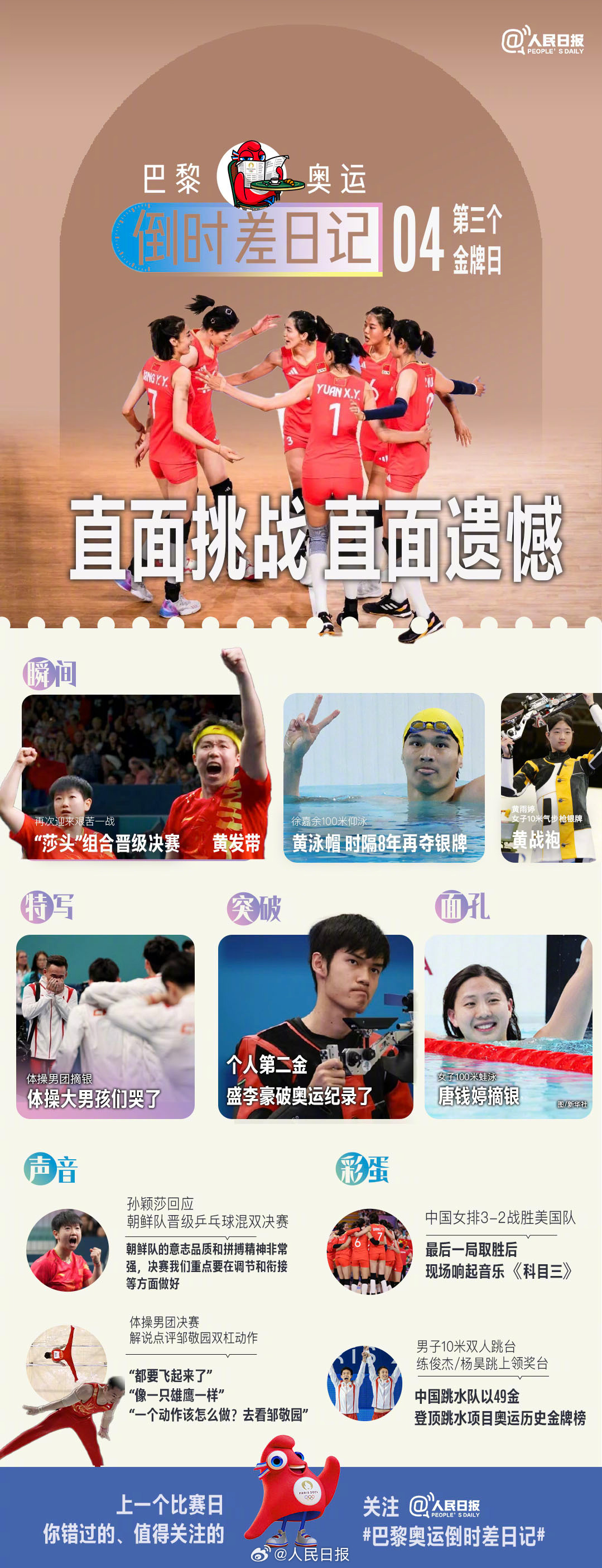 收藏珍贵回忆！用日记打开巴黎奥运上半场